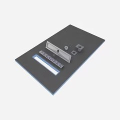 Lightweight XPS shower tray, simple and quick to install, waterproof and durable for bathroom use.
