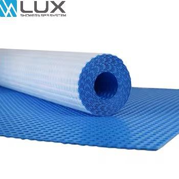 Decoupling membrane uncoupling mat used for protecting the tiles