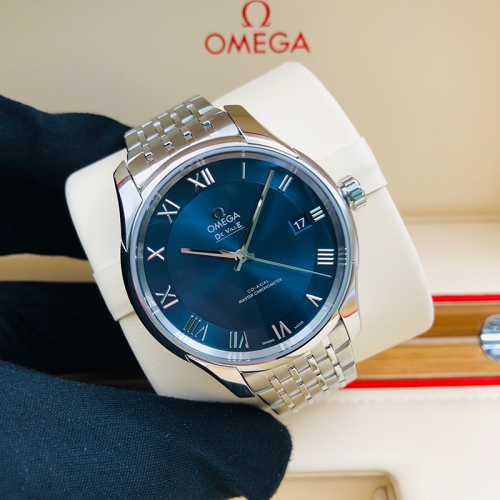 omega deville hour vision blue