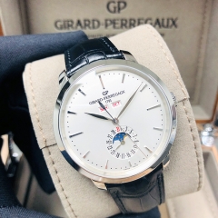 GIRARD PERREGAU 芝柏 1966系列 不銹鋼 40毫米 銀面 自動機械 49535-11-131-BB60