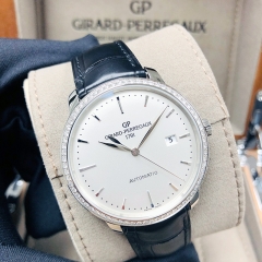 GIRARD PERREGAU 芝柏 1966系列 不銹鋼 40毫米 銀面 自動機械 49555D11A131-BB60