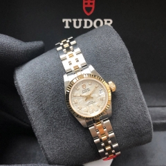 Tudor/帝舵 Princess Date 22mm 不銹鋼-黃金 銀面 自動機械 M92513-0008