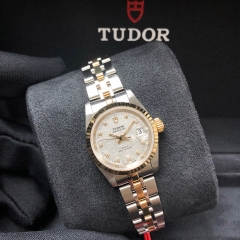 Tudor/帝舵 Princess Date 25mm 不銹鋼-黃金 銀面 自動機械 M92413-0010