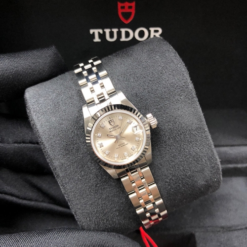 Tudor Princess Date 22mm Steel-White Gold Silver Dial Automatic M92514-0002