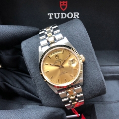 Tudor Prince Date Day 36mm Steel-Yellow Gold Champagne Dial Automatic M76213-0001
