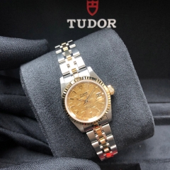 Tudor/帝舵 Princess Date 25mm 不銹鋼-黃金 香檳面 自動機械 M92413-0003