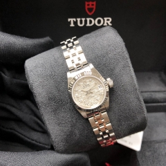 Tudor/帝舵 Princess Date 22mm 不銹鋼-白金 銀色絲綢面 自動機械 M92514-0005