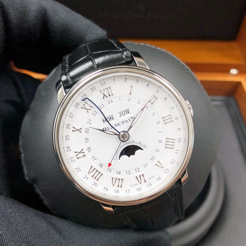 Blancpain Villeret 40mm Stainless Steel Silver Dial Automatic 6676-1127-55B