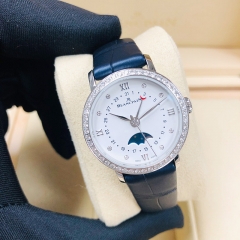 Blancpain Villeret 29mm Stainless Steel White Dial Automatic 6106-4628-55A