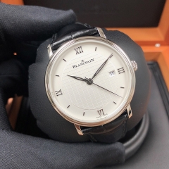 Blancpain Villeret 40mm Stainless Steel White Dial Automatic 6651-1143-55B