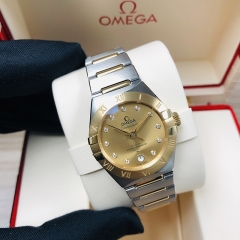OMEGA Constellation Steel-Yellow Gold 29MM Champagne Dial Automatic 131.20.29.20.58.001