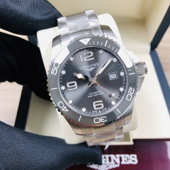 LONGINES Hydroconquest 43MM Stainless Steel Gray Dial Automatic L3