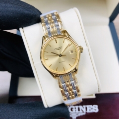 LONGINES Longines Lyre 25MM Stainless Steel With Yellow Gold PVD Costing Champagne Dial Automatic L4.360.2.32.7