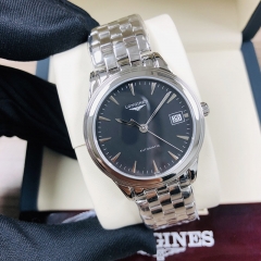 LONGINES Flagship 35.5MM Stainless Steel Black Dial Automatic L4.774.4.52.6