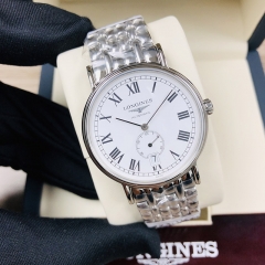 LONGINES Presence 38.5MM Stainless Steel White Dial Automatic L4.805.4.11.6