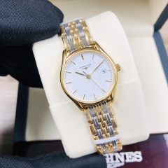 LONGINES  Longines Lyre 25MM Stainless Steel With Yellow Gold PVD Coating White Dial Quartz L4.259.2.12.7