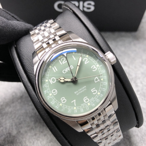 Oris Big Crown 36mm Stainless Steel Green Dial Automatic 01 754