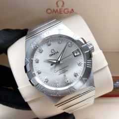 OMEGA Constellation Stainless Steel  38MM White Dial Quarz 131.10.38.21.52.001