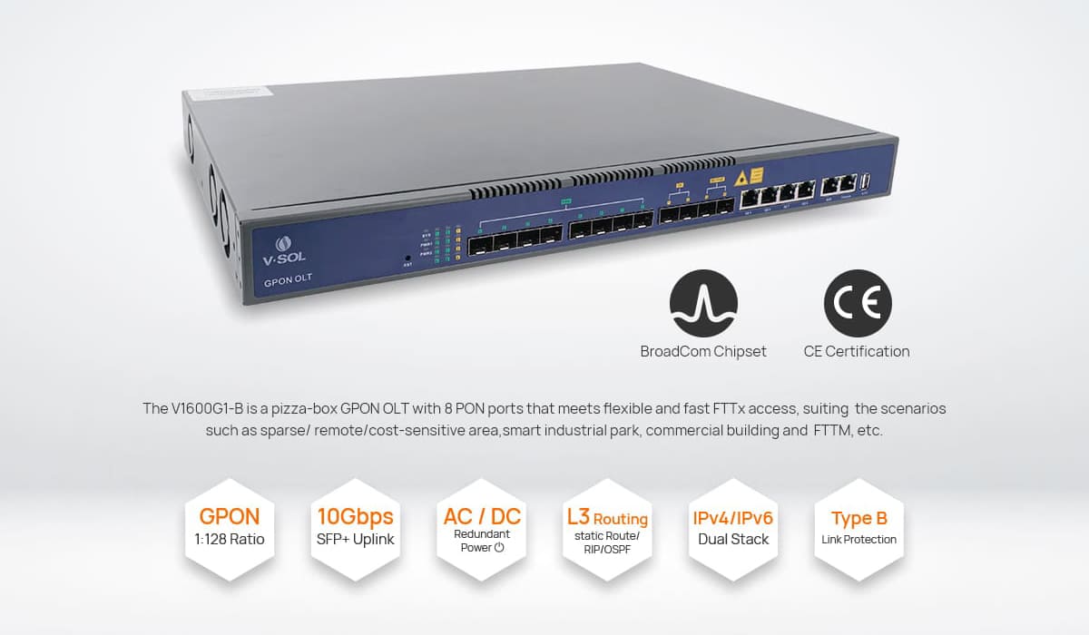 8 Port GPON OLT