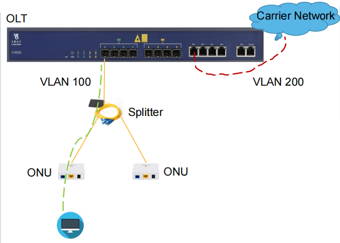 OLT VLAN Translation