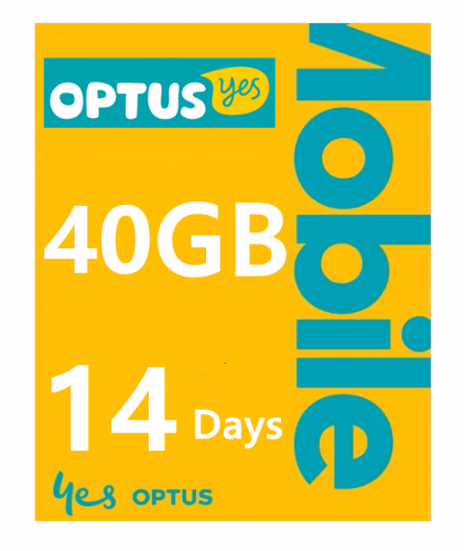 【OPTUS定制套餐】5G 澳洲14日首40GB 5G/4G上網+本地無限通話+200分鐘致電香港及中國