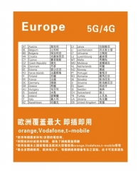 【可選擇eSIM/普通SIM】【即插即用orange,Vodafone,t-mobile 集合了多間網絡商網絡】5G/4G歐洲多國+瑞士+英國+土耳其 30日10GB 20GB 30GB無限上網卡 歐洲數據卡Sim卡 歐洲電話咭data 多種套餐可供選