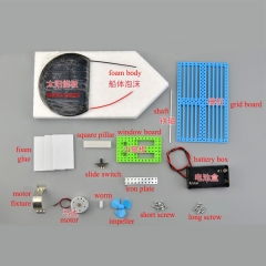 DIY Solar Dual Power Boat JBT215