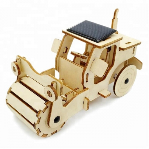 DIY Solar Powered Road Roller Toy JBT-S017