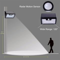 Aplique de pared solar PIR W525P