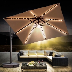 Solar ROMA Cantilever Umbrella U260-10S 10' (3m)
