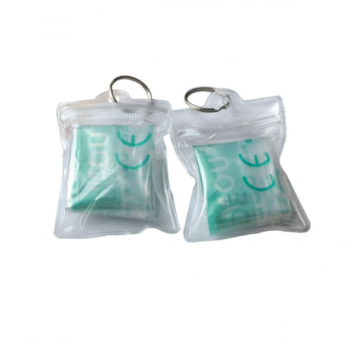 100pcs/lot CPR Mask with Face Shield Mouth to Mouth Resuscitation Mask Shield Aed Training Pvc Bags