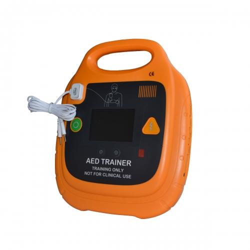 New Charging AED Trainer with English and Chinese Language For First Aid Rescue Training Remote Automatic Control Ten Scenarios