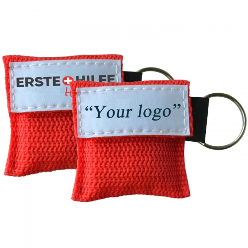 CPR Keychains Cpr Mask For Customized LOGO“ERSTE + HILFE HUGO” Ab002149