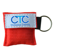Wholesale Custom LOGO 1000 pcs cpr Key Chain CPR Face Shield First Aid Kit