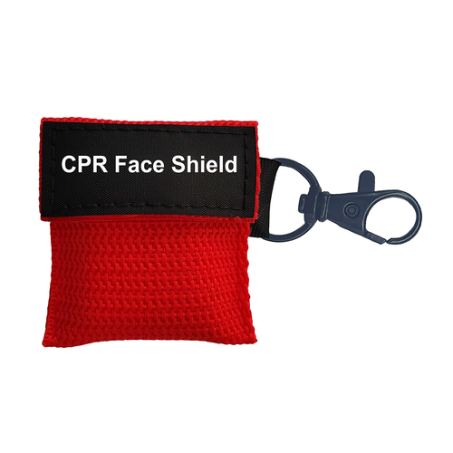 1000pcs/lot CPR Face Shiled with Black Keychain