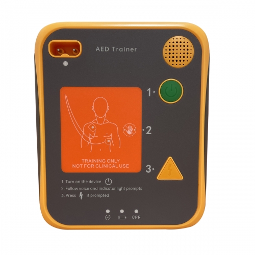 2pcs/lot Mini AED Trainer - Portable CPR Training Simulator for First Aid Classes, Practice Demo Device (Non-Shock, Not for Medical Use)