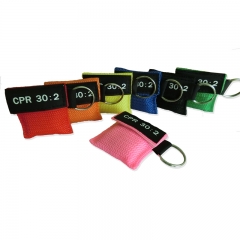 Wholesale 300pcs Elysaid First Aid CPR Mask CPR Face Shield CPR 30:2 Training 6 colors