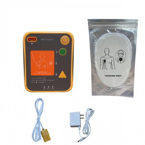 80 sets/lot Mini AED Trainer - Portable CPR Training Simulator for First Aid Classes, Practice Demo Device (Non-Shock, Not for Medical Use) Ship by ai