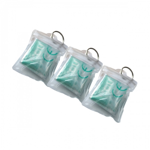 600pcs/lot CPR Mask with Face Shield Mouth to Mouth Resuscitation Mask Shield Aed Training Pvc Bags