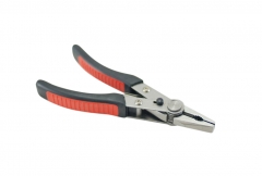 2-in-1 Switch Double Head 7" Combination Lineman + 8" Long Nose Fishing Pliers