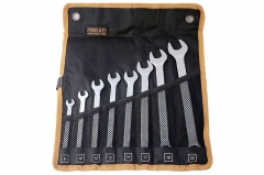 Toolux German DIN Cr-V Hi-Torq Thin Wall Combination Ring Open Spanner Wrench Set