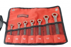 Cr-V Ratcheting Ratchet Combination Ring Open Spanner Gear Wrench Set:7pc/8pc/12pc/14pc/25pc