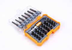 Expert 32pc S2 Steel Screwdriver Bits Set:Torx Phillips Pozi Hex Slotted