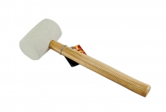 White Soft  Rubber Mallet Tile Tapping Hammer 8/16/24oz
