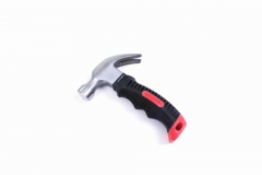 8oz Stubby Claw Hammer Shock-Absorbed Soft-grip Handle