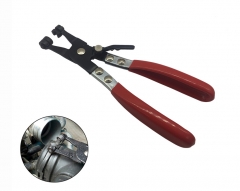 Ratchet Lock Swivel Jaw Straight Flat Band Type Auto Hose Pipe Clamp Pliers