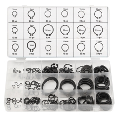 300pc 3-32mm 18 Metric Sizes External Circlip Retaining Ring Assortment