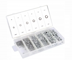 1200pc M3-M10 6 Sizes Zinc-Plated Spring Split Lock washer Assortment Nut Bolt