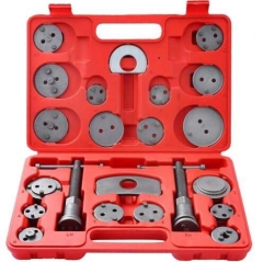 22pc Brake Piston Wind Back Caliper Rewind Tool Kit Left & Right Hand Threaded