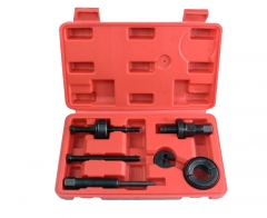 6pc Power Steering Pump Pulley Puller/Installer Kit for GM Ford Chrysler Engine